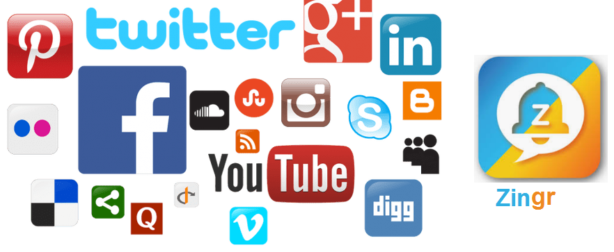 social media. Social networks. Top social apps