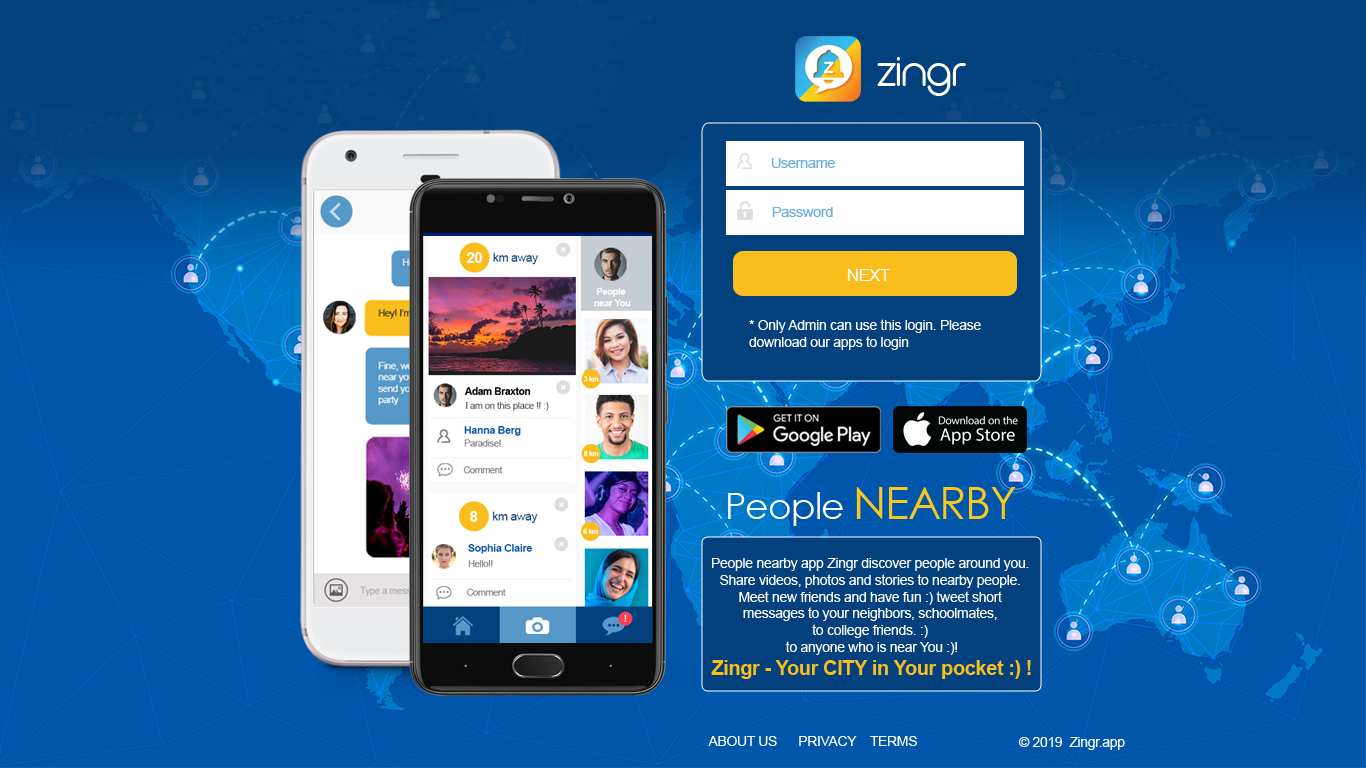 People nearby app Zingr