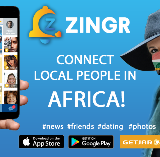 Find friends in Africa. ZINGR app