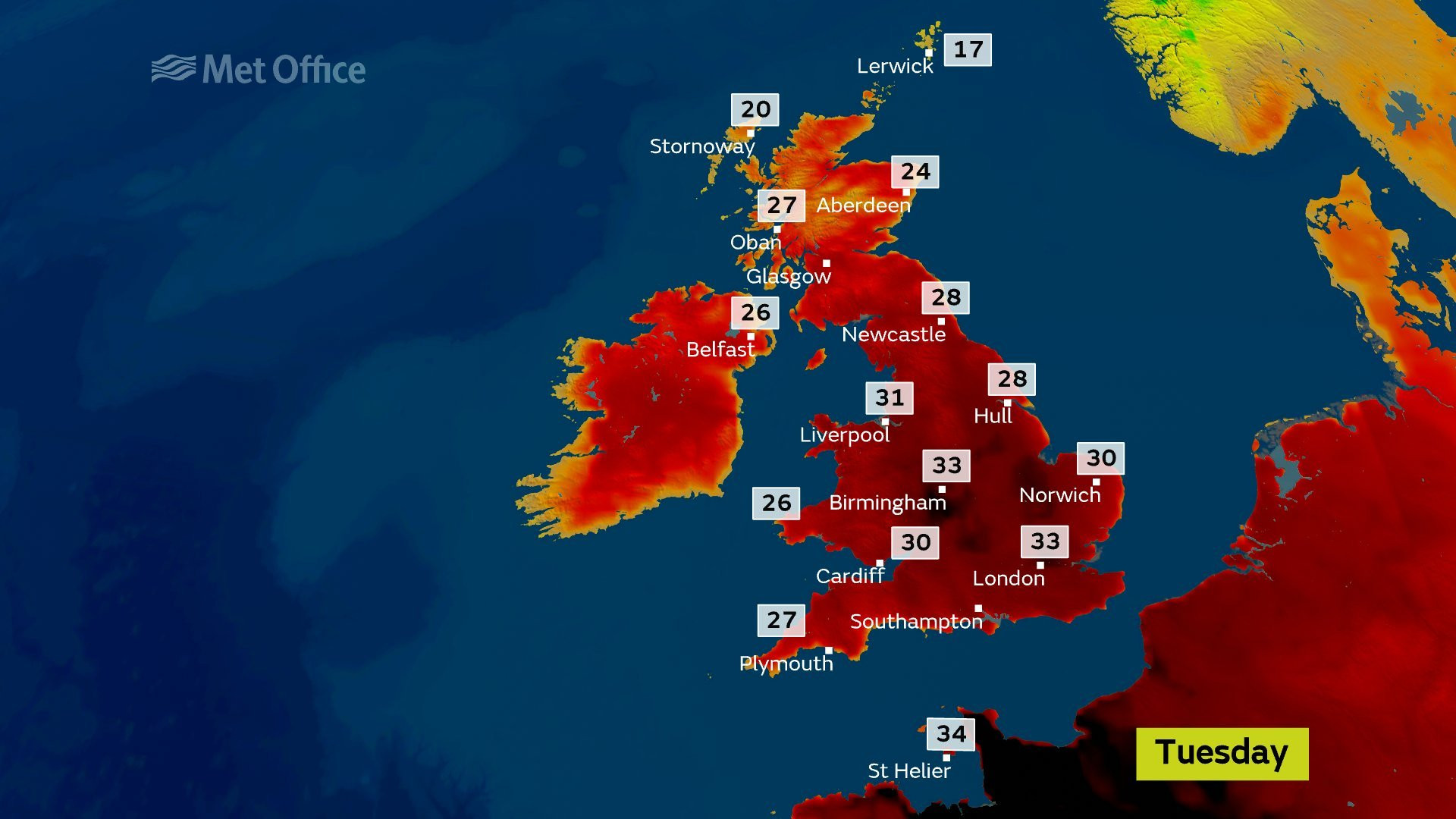 hot in UK